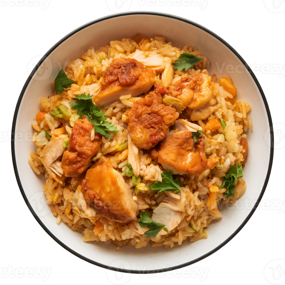 Chicken Schezwan rice